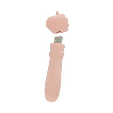 Вибропуля-единорожка Unihorn USB Bullet Heart Throb - фото
