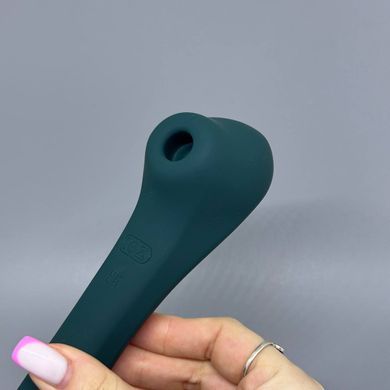 Alive New Midnight Quiver вакуумний стимулятор клітора Teal - фото