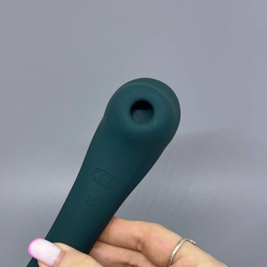 Alive New Midnight Quiver вакуумний стимулятор клітора Teal - фото