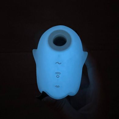 Вакуумний вібратор Satisfyer Glowing Ghost White - фото