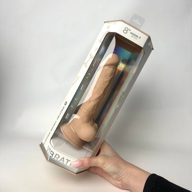 Фалоімітатор з вібрацією SilexD Vetus Vibro Flesh MODEL 1 size 8in (20,3 см) - фото