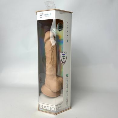 Фалоімітатор з вібрацією SilexD Vetus Vibro Flesh MODEL 1 size 8in (20,3 см) - фото