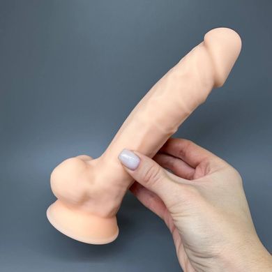 Фалоімітатор з вібрацією SilexD Vetus Vibro Flesh MODEL 1 size 8in (20,3 см) - фото