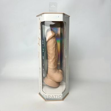 Фалоімітатор з вібрацією SilexD Vetus Vibro Flesh MODEL 1 size 8in (20,3 см) - фото