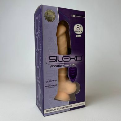 Фалоімітатор з вібрацією SilexD Vetus Vibro Flesh MODEL 1 size 8in (20,3 см) - фото