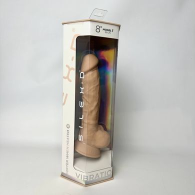 Фалоімітатор з вібрацією SilexD Vetus Vibro Flesh MODEL 1 size 8in (20,3 см) - фото
