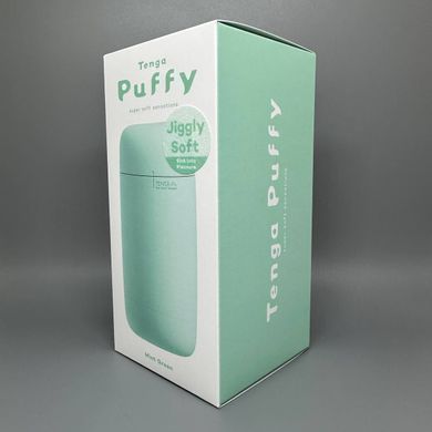 TENGA PUFFY MINT GREEN - вакуумний мастурбатор м'ятний - фото