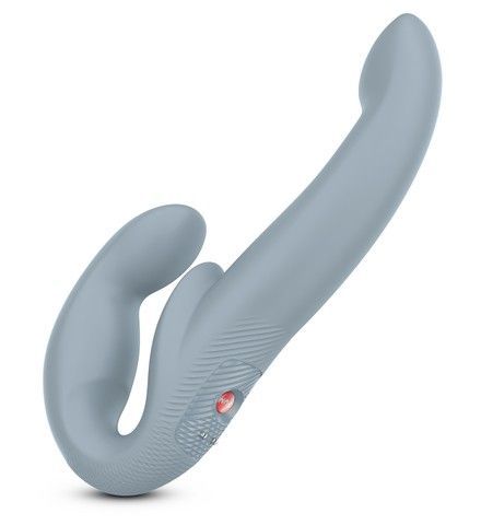 Страпон безремінний Fun Factory Share Vibe Pro Cool Grey (м'яте паковання) - фото
