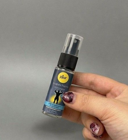 Пролонгатор спрей для мужчин pjur Superhero Ultimate Spray (20 мл) (мятая упаковка - фото