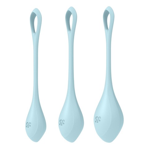 Набор вагинальных шариков Satisfyer Yoni Power 2 Light Blue - фото