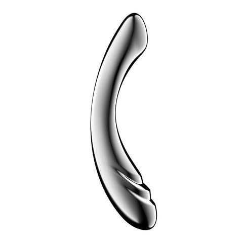 Двосторонній металевий фалоімітатор Satisfyer Pure Gravity 3 (21 см) - фото