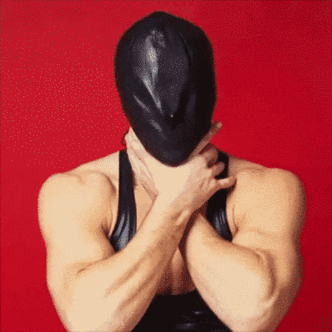 Маска D&A Deprivation mask Leather черная