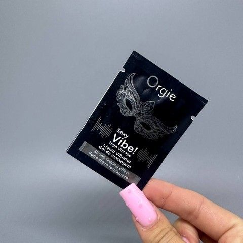 Саше Жидкий вибратор Orgie SEXY VIBE High Voltage Высокое напряжение (2 мл)