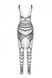 Тілесний ажурний тілесний бодістокінг зі складним вертикальним плетінням Casmir CA004 - фото товару
