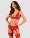 Эротический комплект Obsessive Lacelove cupless 3-pcs set XL/2XL - фото товара