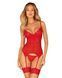 Эротический корсет Obsessive Ingridia corset & thong M/L