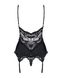 Еротичний корсет Obsessive 810-COR-1 corset & thong black S/M
