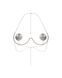 Украшение на грудь Obsessive Kisselie jewelry bra - фото товара