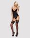 Эротический корсет Obsessive 810-COR-1 corset & thong black S/M