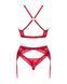 Эротический комплект Obsessive Lacelove cupless 3-pcs set XL/2XL - фото товара
