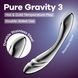Двосторонній металевий фалоімітатор Satisfyer Pure Gravity 3 (21 см) - фото товару