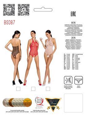 Еротичне боді Passion BS087 white