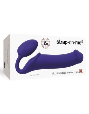 Страпон безремінний Strap-On-Me Violet XL (діаметр 4,5 см) - фото