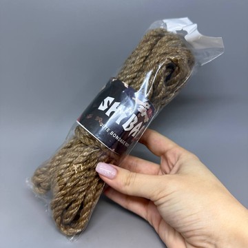 Джутова мотузка для шібарі Feral Feelings (8 м), сірий