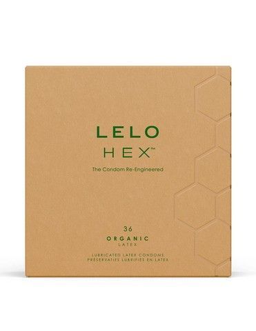 Презервативы LELO HEX Condoms Organic 36 Pack (36 шт) - фото