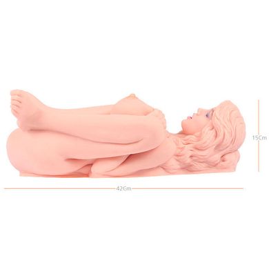 Мастурбатор лялька з вібрацією Kokos Victoria вагіна і анус - фото