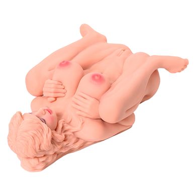 Мастурбатор кукла с вибрацией Kokos Victoria вагина и анус - фото