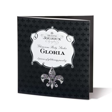 Пэстис из кристаллов Petits Joujoux Gloria set of 3 Black - фото