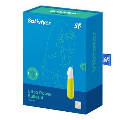 Satisfyer Ultra Power Bullet 4 Yellow - вибропуля на аккумуляторе - фото