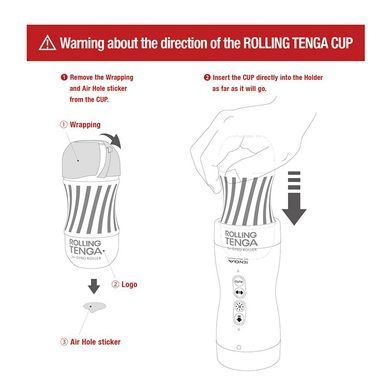 Имитатор минета Tenga Vacuum Gyro Roller - фото