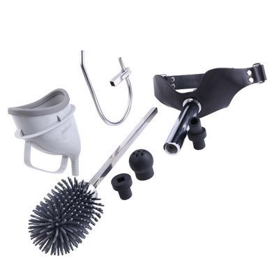 Набор  с кляпом для доминирования LOCKINK SEVANDA Objectification Bathroom Set - фото