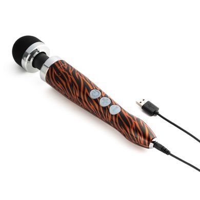 Вібромасажер DOXY Die Cast 3R TIGER тигровий - фото
