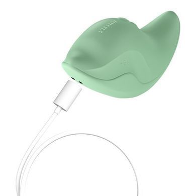 Клиторальный стимулятор Kisstoy Heidi Green зеленый - фото