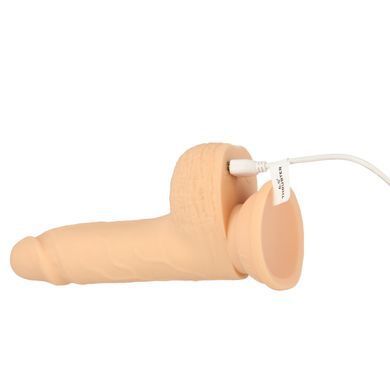 Фаллоимитатор с пульсацией Addiction Naked  6.5" Thrusting Dong With Remote Vanilla (16,5 см) - фото