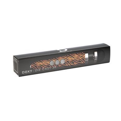 Вібромасажер DOXY Die Cast 3R TIGER тигровий - фото