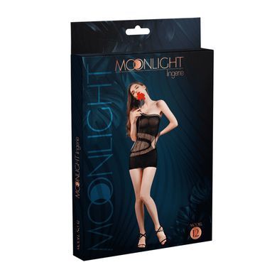 Сукня на одно плече Moonlight Model 12 XS-L Black, Чорний, XS/L