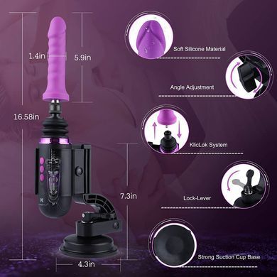 Hismith Mini Capsule Sex-Machine Strong Suction APP смарт секс-машина