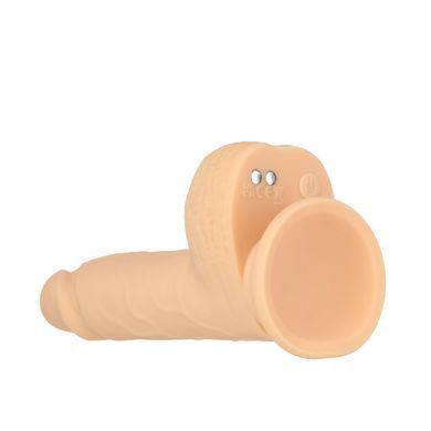 Фаллоимитатор с пульсацией Addiction Naked  6.5" Thrusting Dong With Remote Vanilla (16,5 см) - фото