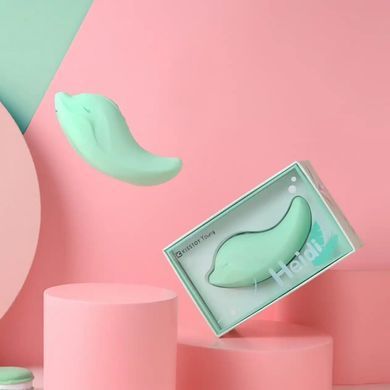 Клиторальный стимулятор Kisstoy Heidi Green зеленый - фото