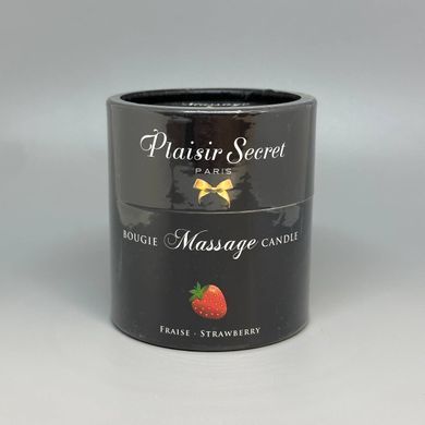 Массажная свеча Plaisirs Secrets клубника (80 мл) - фото