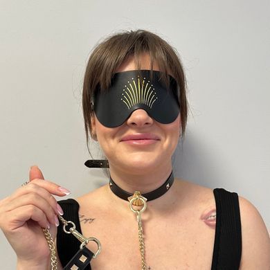 Маска на очі Zalo Blindfolds Black чорна