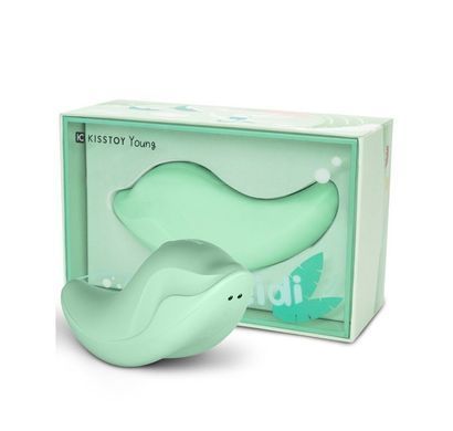 Клиторальный стимулятор Kisstoy Heidi Green зеленый - фото