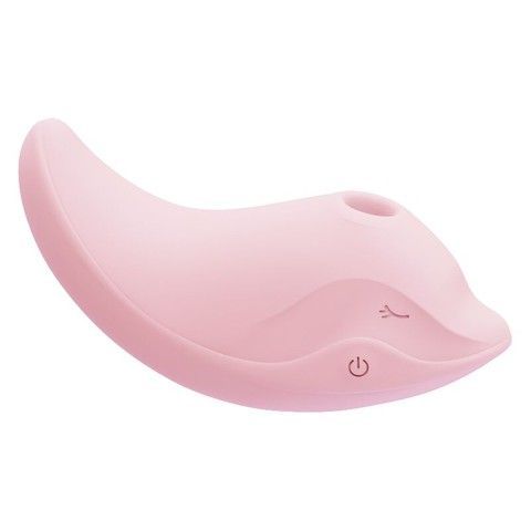 KissToy CuteVibe Heidi - вакуумний вібратор-дельфін Pink - фото
