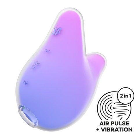 Вакуумный клиторальный стимулятор Satisfyer Mermaid Vibes Violet/Pink - фото