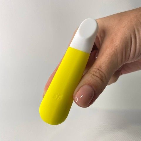 Satisfyer Ultra Power Bullet 4 Yellow - вібропуля на акумуляторі - фото