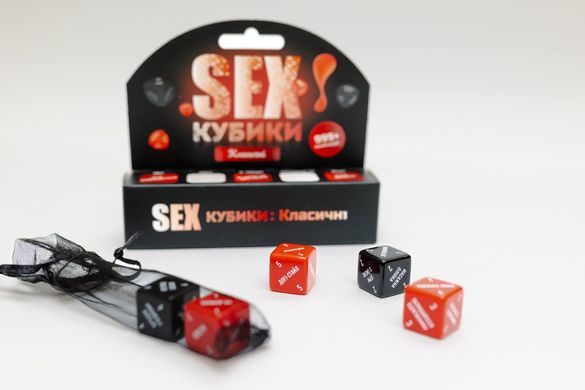 SEX-Кубики: Классические (5 шт) (украинский язык) - фото